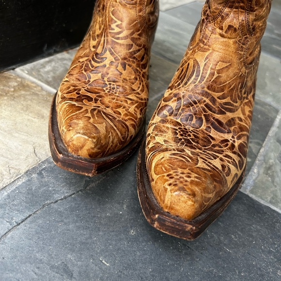 🌟Lucchese Autumn Dry Leaf Boots🌟 8.5